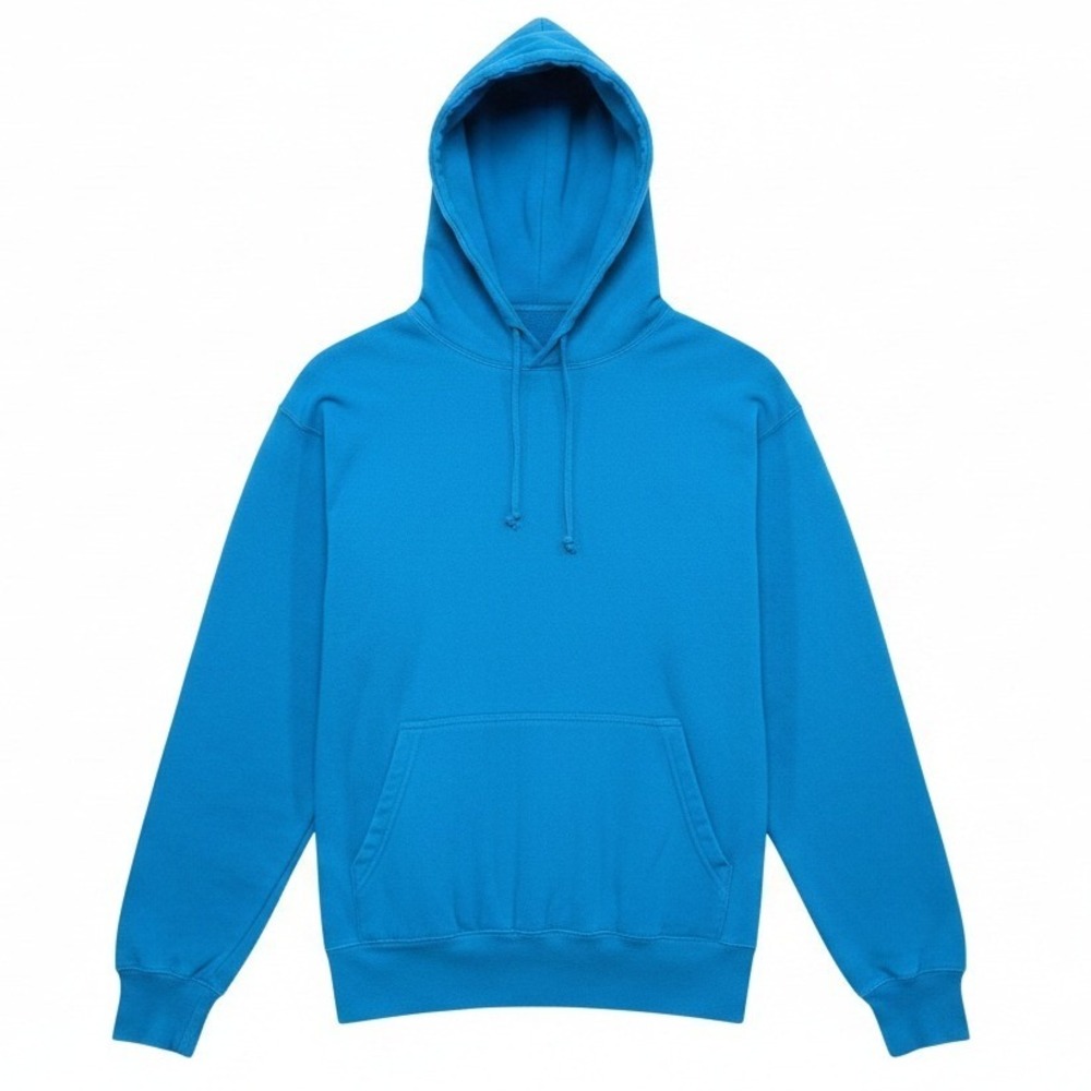 Knight Mens XL Blue Pullover Hoodie‎ Cotton Blend Fleece Sweatshirt U.S.A-20